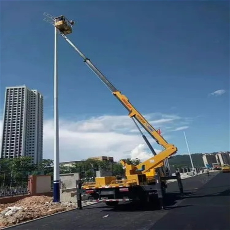 五峰维修路灯的曲臂升降车出租